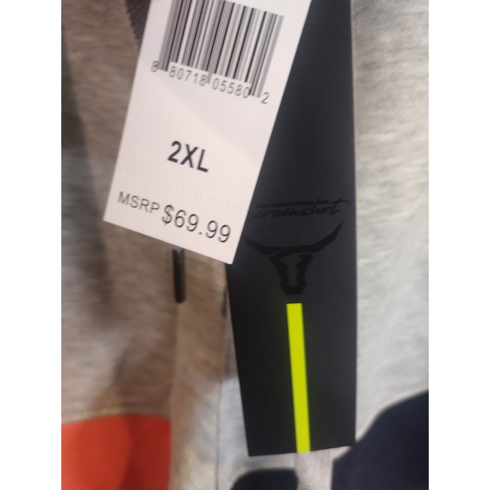Screenshot Brand Mens Gray Jogger Sweatpants Colorblock Diamond Streetwear NWT - Picture 12 of 12